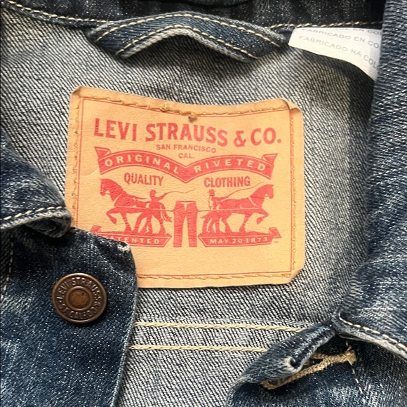 Levi's Classic Blue Denim Vintage Jacket - Picture 2 of 12